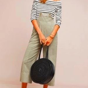 Anthropologie Women's Asha Bib Front Utility Overalls Size Medium